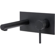 Fienza Hustle Wall Mixer With Spout 35mm, Matte Black