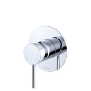 Fienza Kaya Wall Mixer Large Round Plate, Chrome