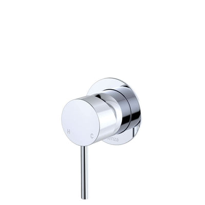 Fienza Kaya Wall Mixer Small Round Plate, Chrome