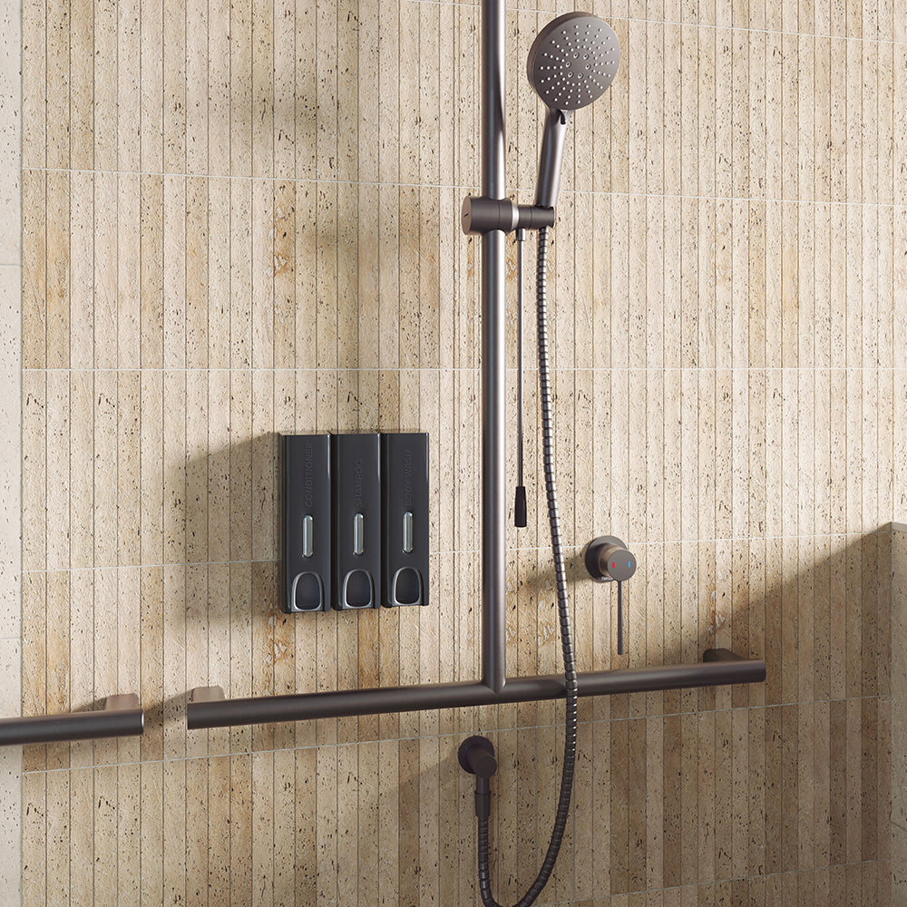 Fienza Kaya Care Wall Mixer Dress Kit, Gun Metal
