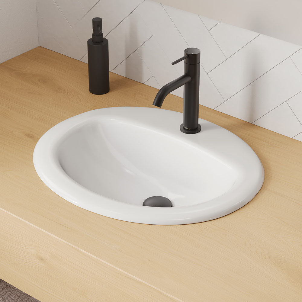 Fienza Kaya Basin Mixer, Matte Black