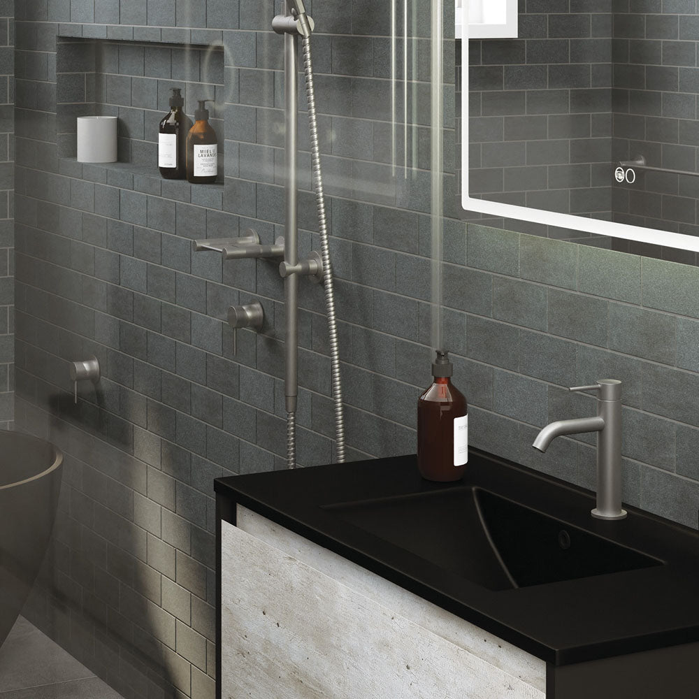 Fienza Kaya Basin Mixer, Gun Metal