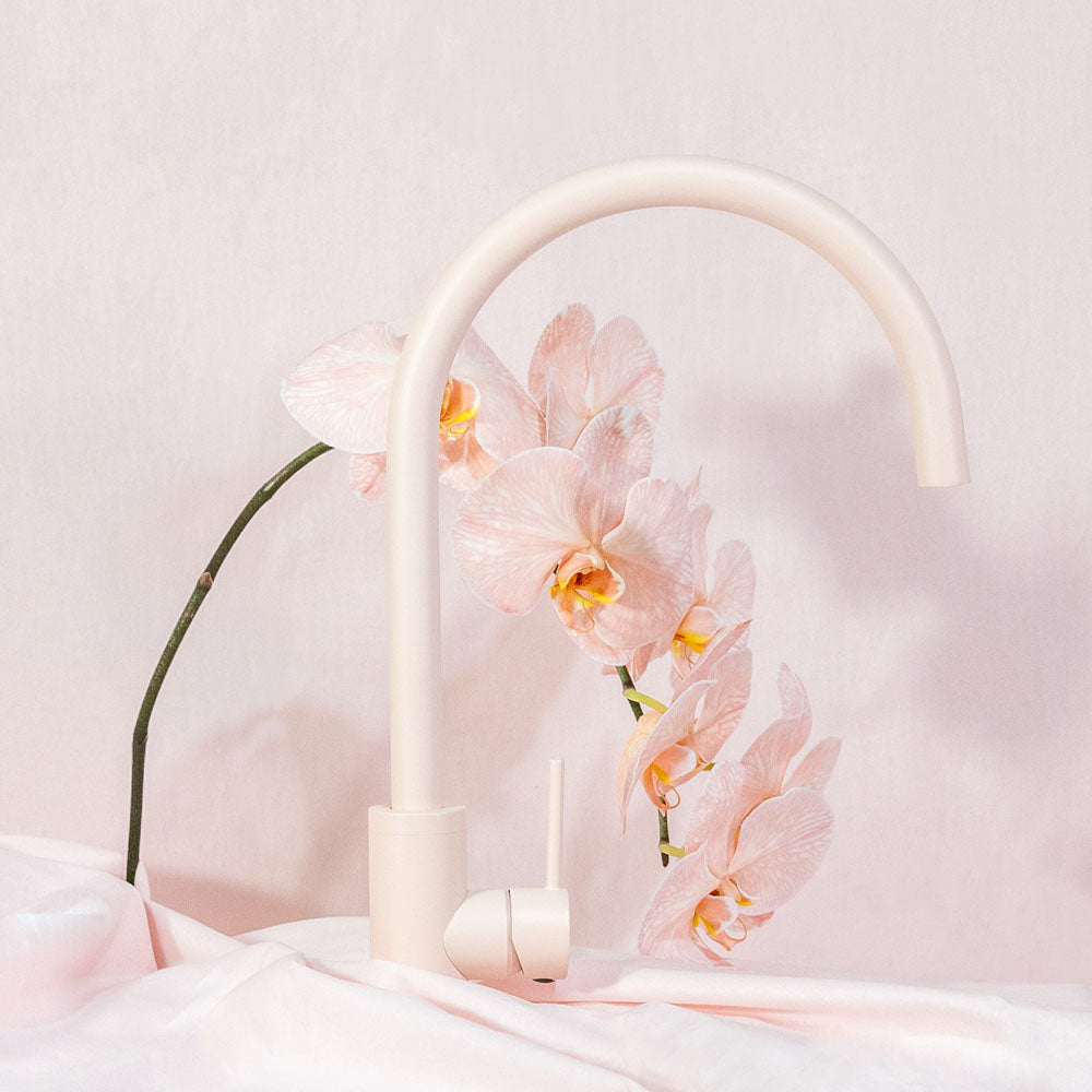 Fienza Kaya Sink Mixer, Matte Blossom