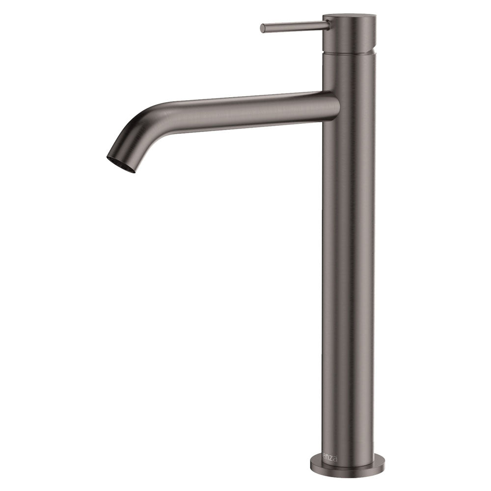 Fienza Kaya Tall Basin Mixer, Gun Metal
