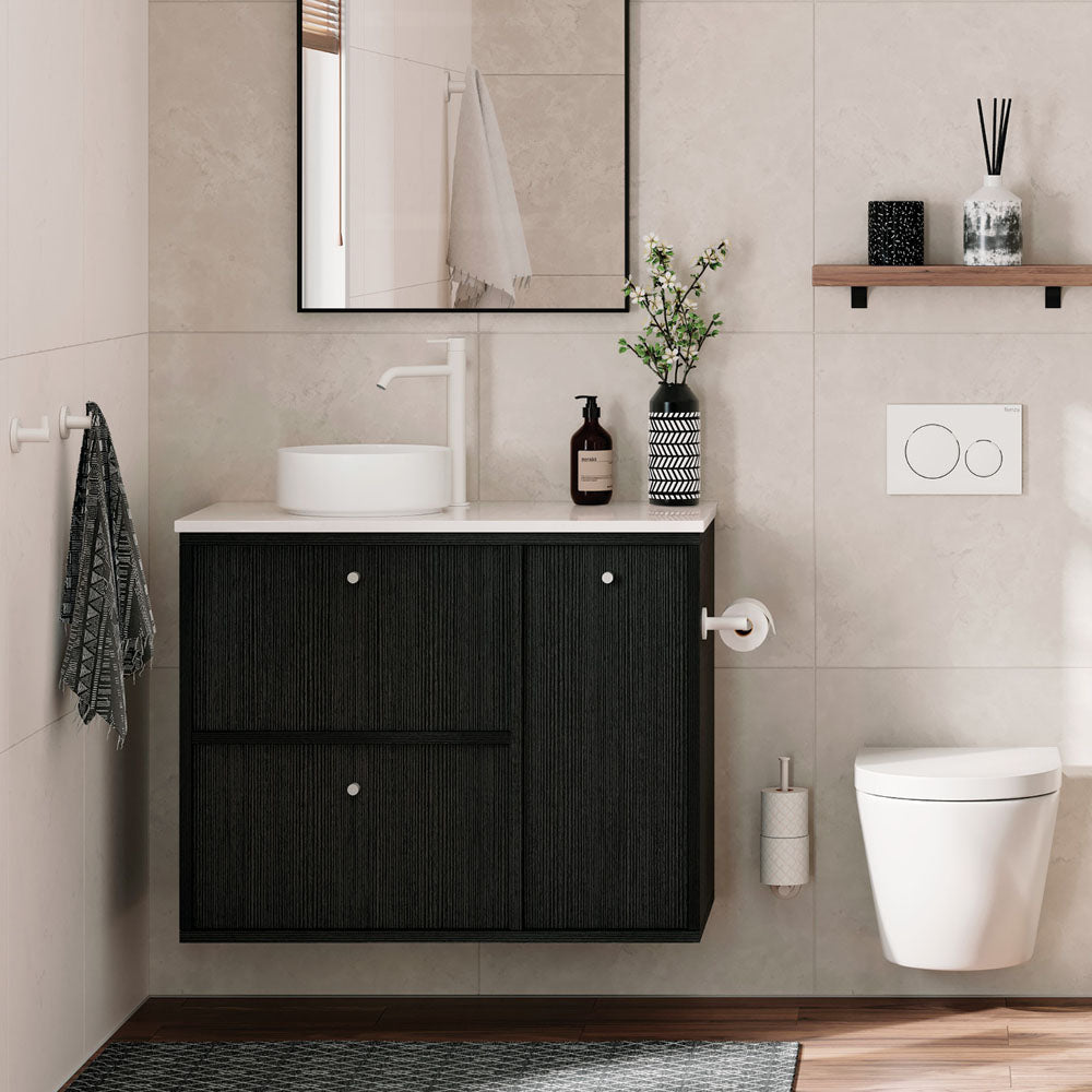 Fienza Kaya Tall Basin Mixer, Matte White
