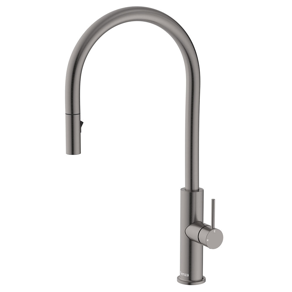 Fienza Kaya Pull Out Sink Mixer, Gun Metal