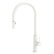 Fienza Kaya Pull Out Sink Mixer, Matte White