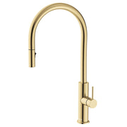 Fienza Kaya Pull Out Sink Mixer, Urban Brass
