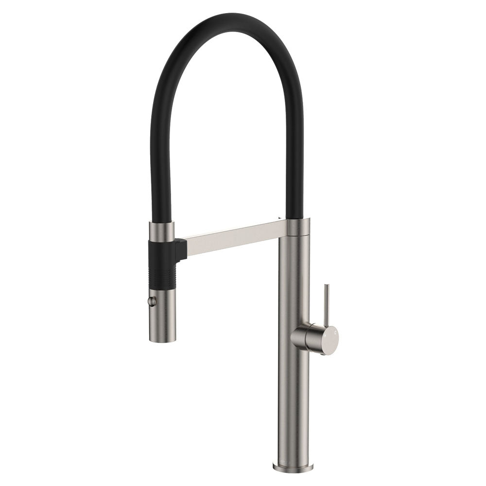 Fienza Kaya Pull Down Sink Mixer, Brushed Nickel