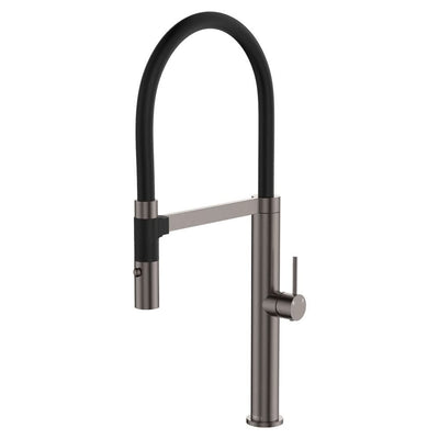 Fienza Kaya Pull Down Sink Mixer, Gun Metal