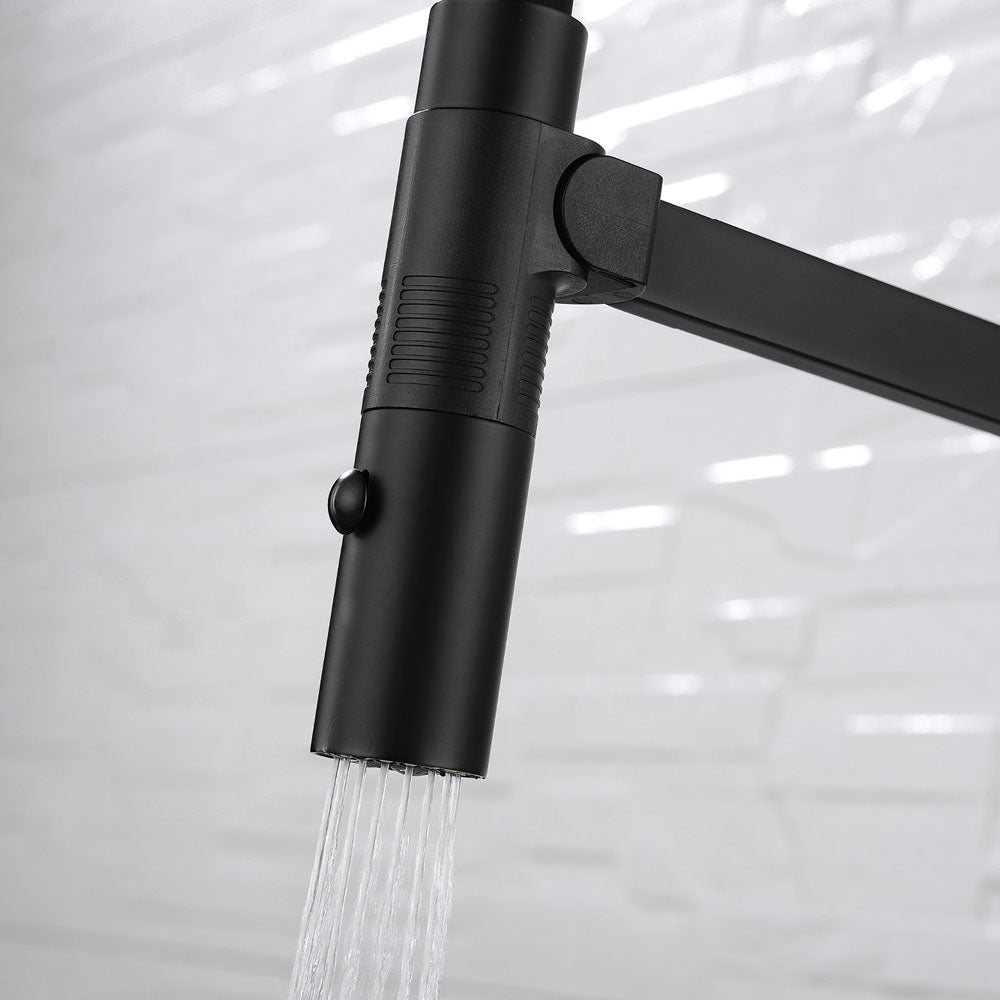 Fienza Kaya Pull Down Sink Mixer Mixed, Matte White