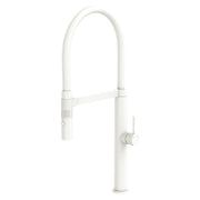 Fienza Kaya Pull Down Sink Mixer, Matte White