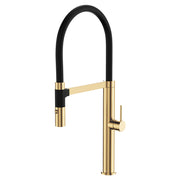 Fienza Kaya Pull Down Sink Mixer, Urban Brass