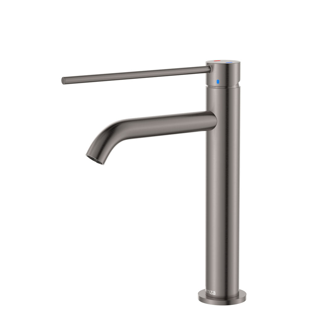 Fienza Kaya Care Medium Basin Mixer, Gun Metal
