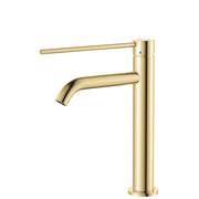 Fienza Kaya Care Medium Basin Mixer, Urban Brass