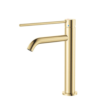 Fienza Kaya Care Medium Basin Mixer, Urban Brass