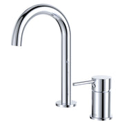 Fienza Kaya Round Hob Basin Mixer Set, Chrome