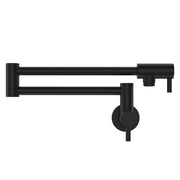 Fienza Kaya Pot Filler Wall Mixer, Matte Black