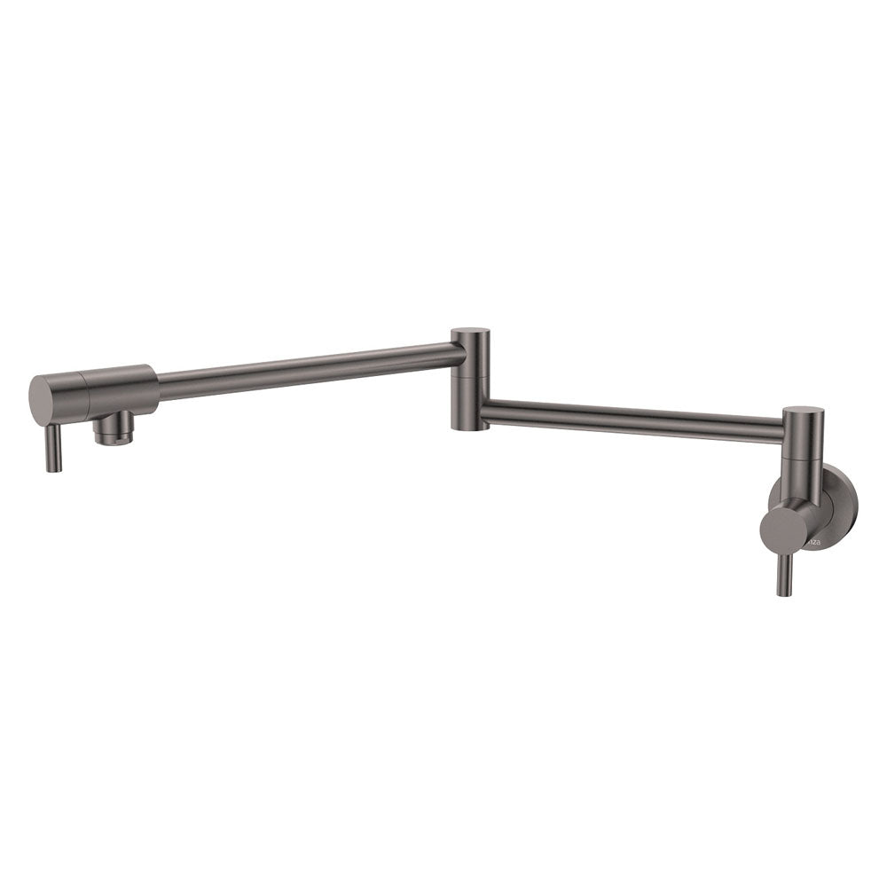 Fienza Kaya Pot Filler Wall Mixer, Gun Metal