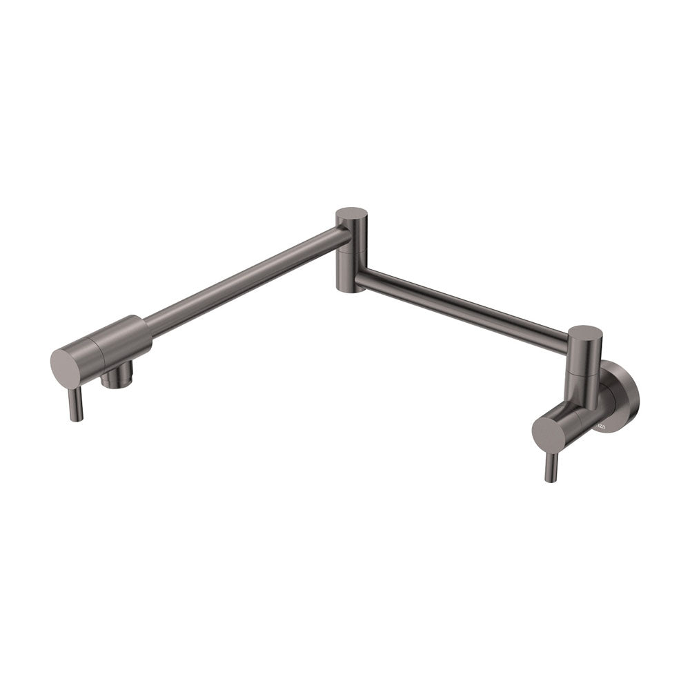 Fienza Kaya Pot Filler Wall Mixer, Gun Metal