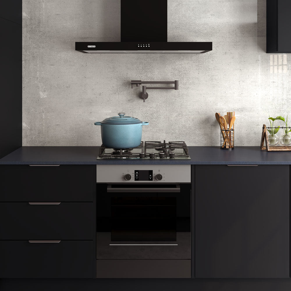Fienza Kaya Pot Filler Wall Mixer, Gun Metal
