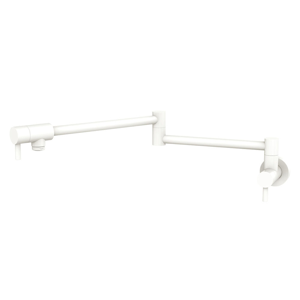 Fienza Kaya Pot Filler Wall Mixer, Matte White
