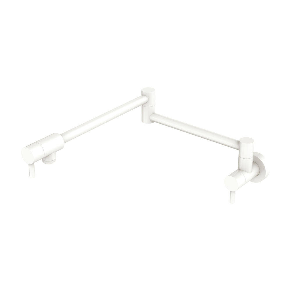 Fienza Kaya Pot Filler Wall Mixer, Matte White