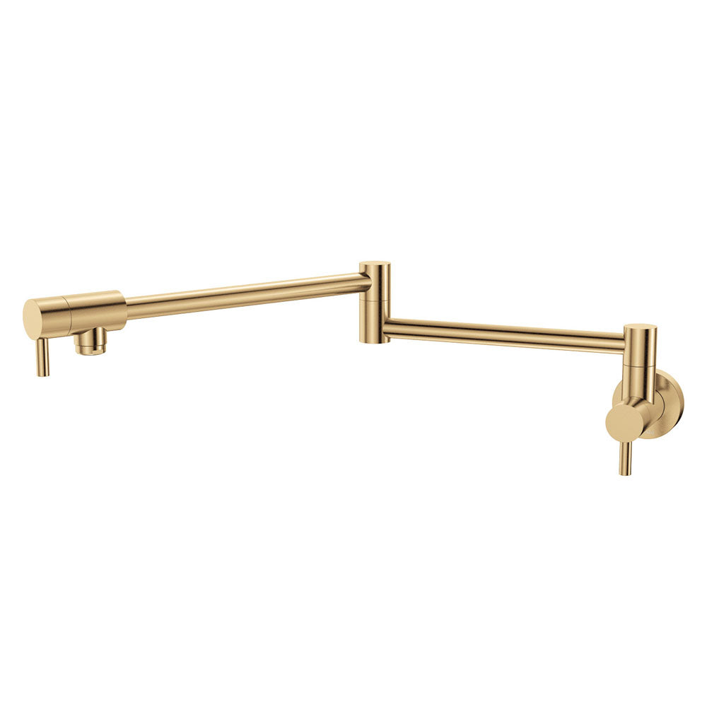 Fienza Kaya Pot Filler Wall Mixer, Urban Brass