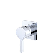 Fienza Sansa Wall Mixer Square Plate, Chrome