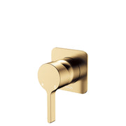 Fienza Sansa Wall Mixer Square Plate, Urban Brass