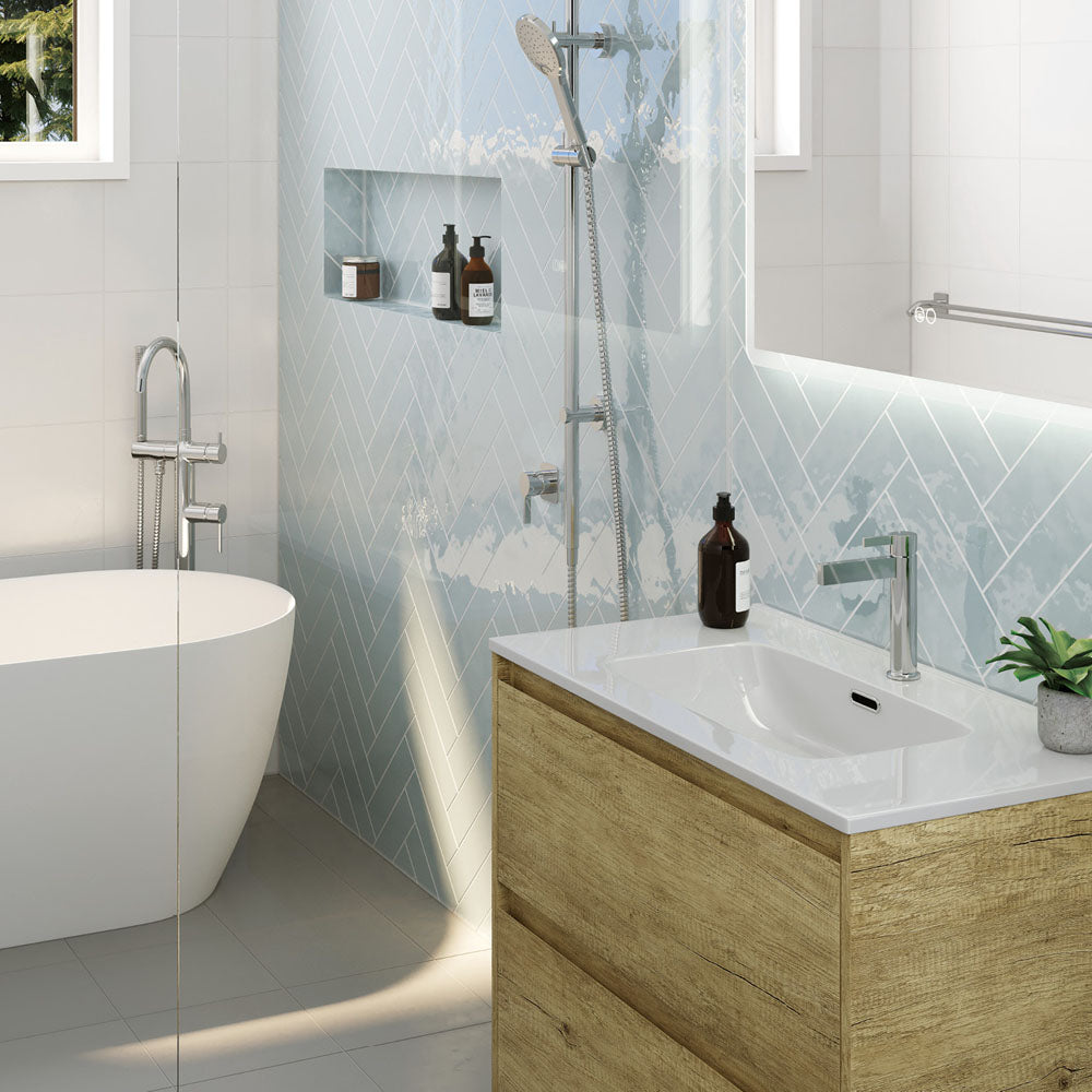 Fienza Sansa Basin Mixer Eco, Chrome