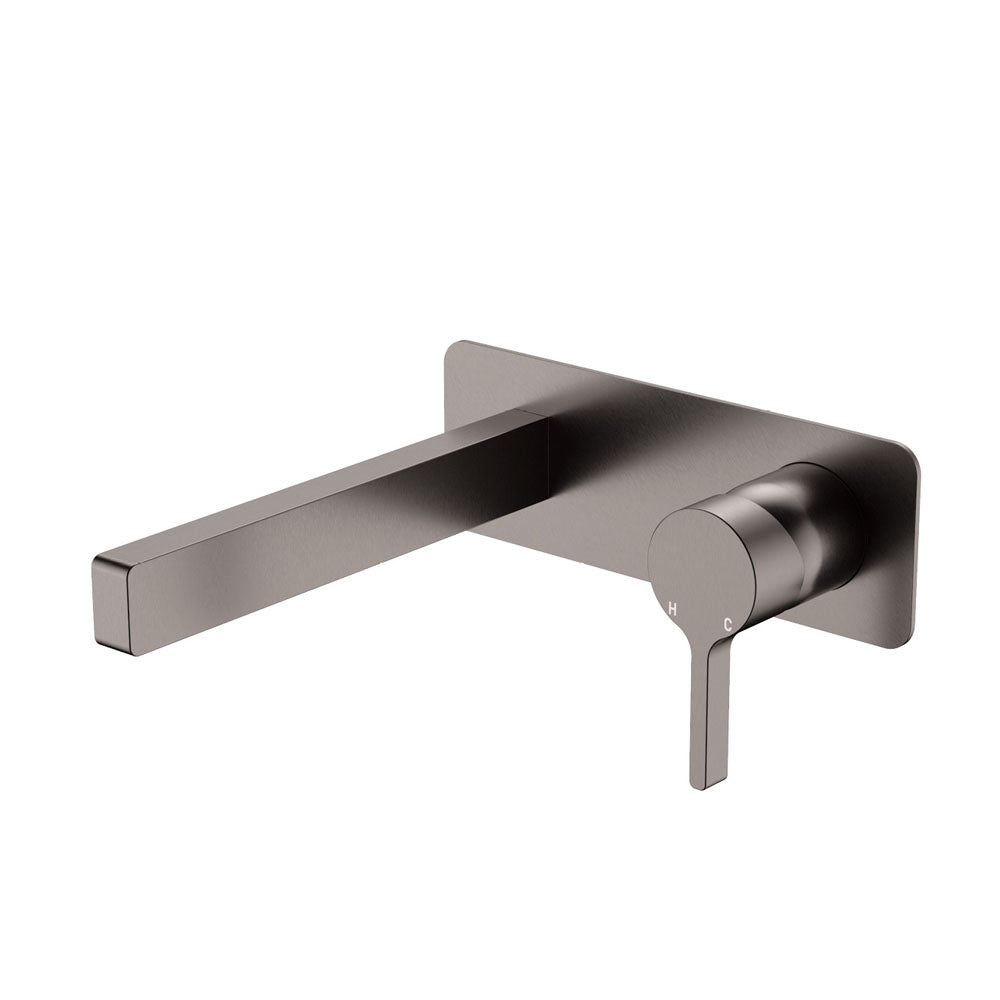 Fienza Sansa Wall Bath Set, Gun Metal