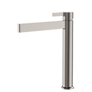 Fienza Sansa Tall Basin Mixer Eco, Brushed Nickel
