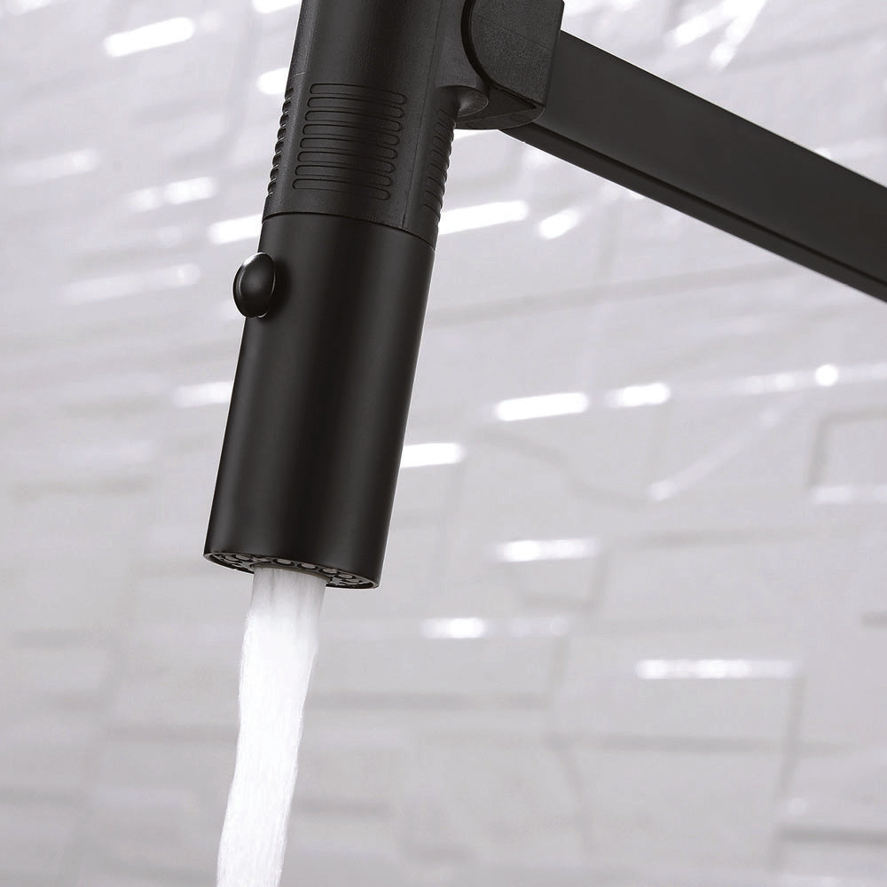 Fienza Sansa Pull Down Sink Mixer, Matte Black