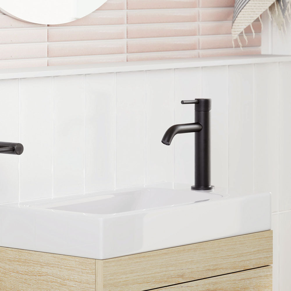 Fienza Axle Basin Mixer, Matte Black