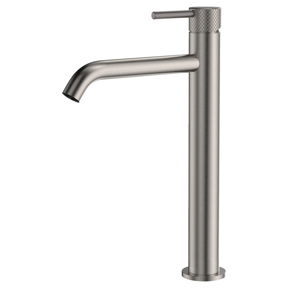 Fienza Axle Tall Basin Mixer, Brushed Nickel