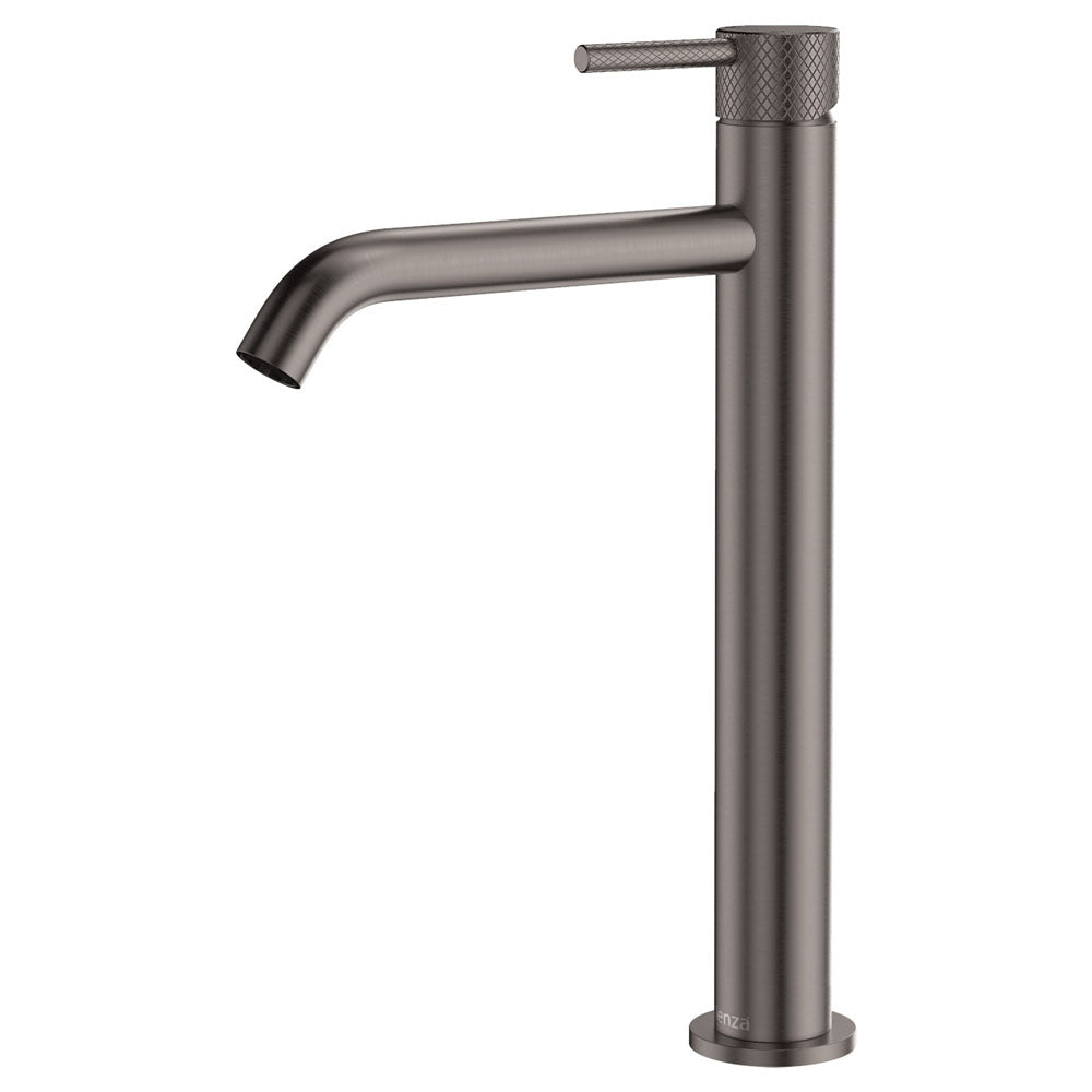 Fienza Axle Tall Basin Mixer, Gun Metal
