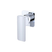 Fienza Tono Wall Mixer Smallll Square Plate, Chrome