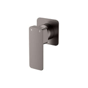 Fienza Tono Wall Mixer Dress Kit Small Square Plate, Gun Metal