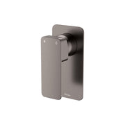 Fienza Tono Wall Mixer Large Rectangular Plate, Gun Metal