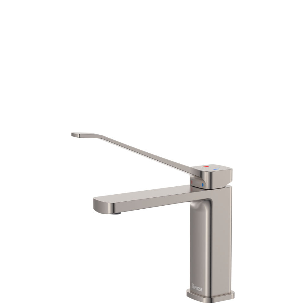 Fienza Tono Care Basin Mixer Eco, Brushed Nickel