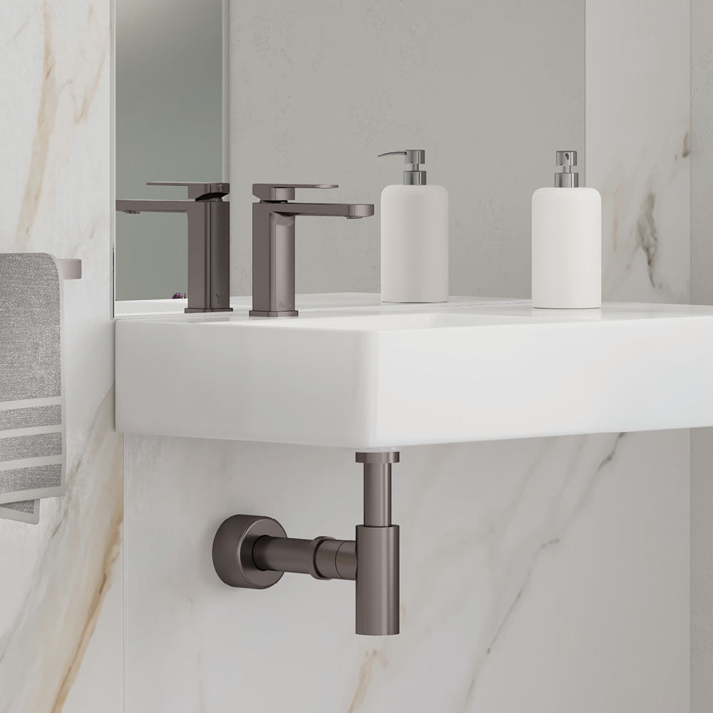 Fienza Tono Basin Mixer Eco, Gun Metal