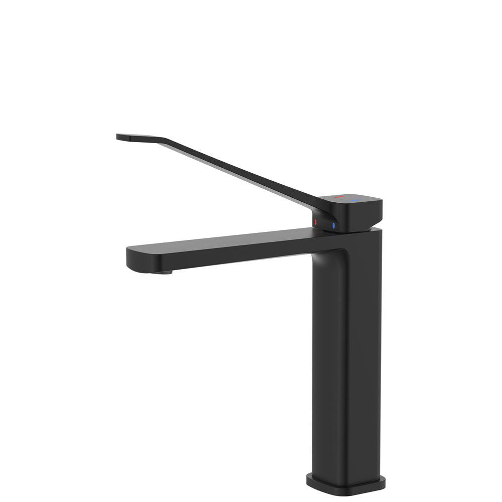 Fienza Tono Care Medium Basin Mixer Eco, Matte Black