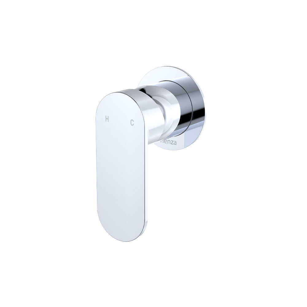 Fienza Empire Slim Wall Mixer Round Plate, Chrome