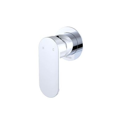 Fienza Empire Slim Wall Mixer Round Plate, Chrome
