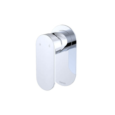 Fienza Empire Slim Wall Mixer Oval Plate, Chrome