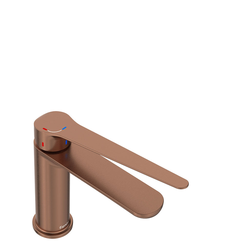 Fienza Empire Care Basin Mixer Cold Start, Brushed Copper