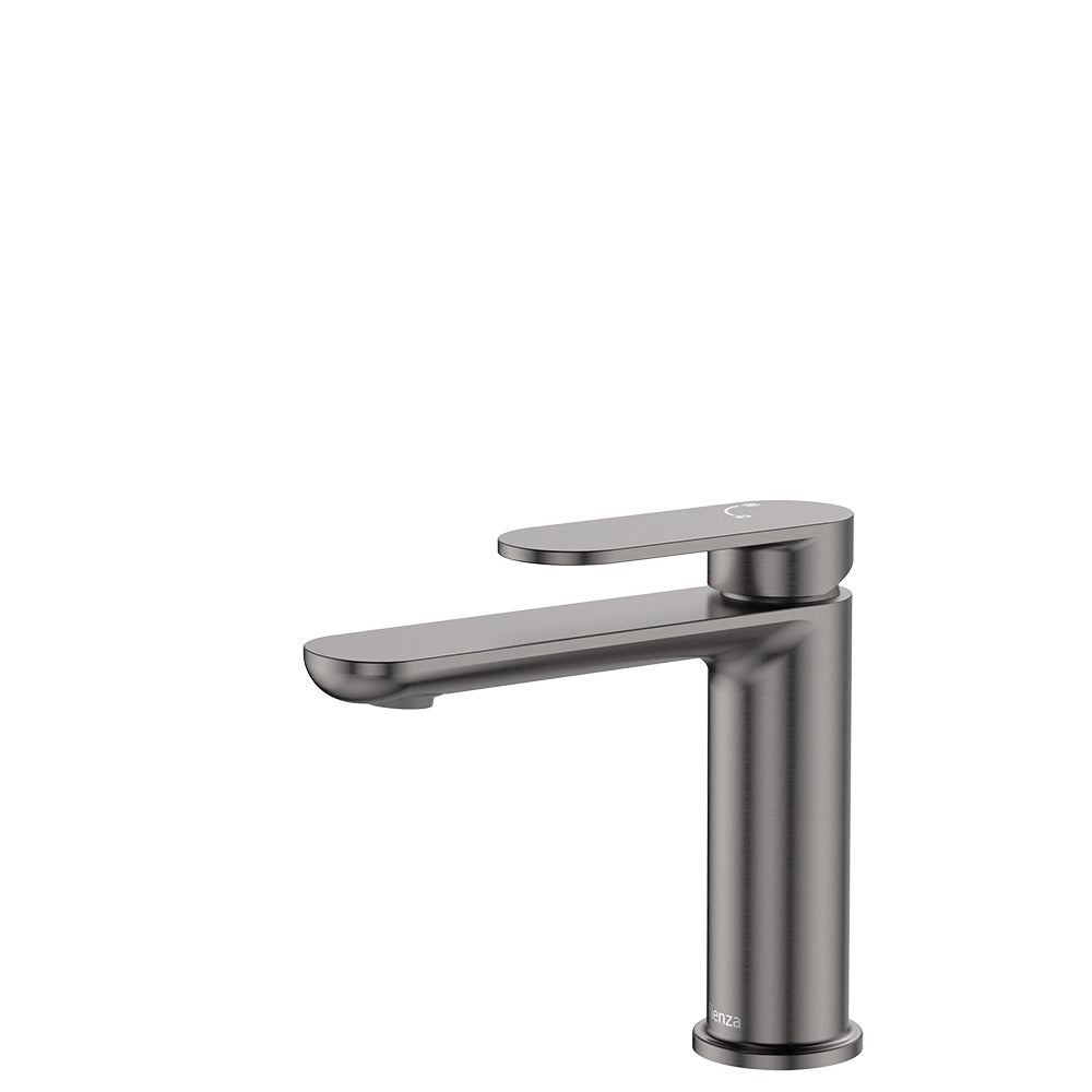 Fienza Empire Slim Basin Mixer Cold Start, Gun Metal