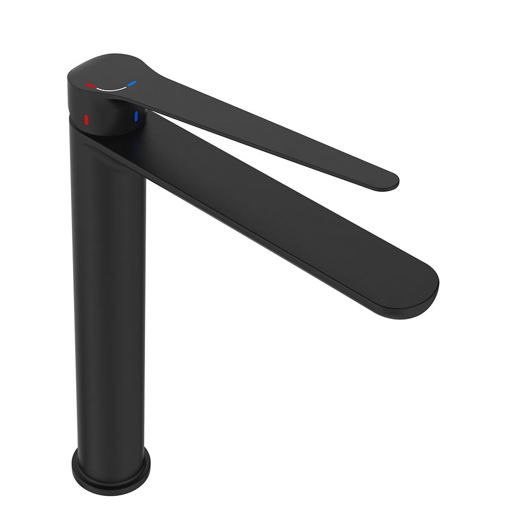 Fienza Empire Care Tall Basin Mixer Cold Start, Matte Black