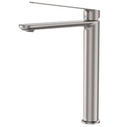 Fienza Empire Care Tall Basin Mixer Cold Start, Brushed Nickel